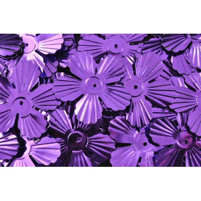 Паєтки Purple Flower 28mm