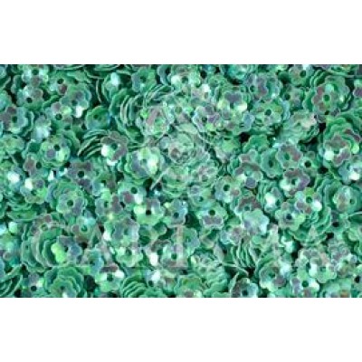 Паєтки Opal Green AB Flower 5mm