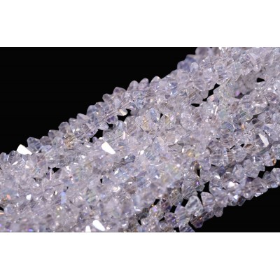 Намистини трикутні Crystal AB 3 мм 