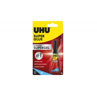 Клей UHU Секундний Supergell 3 г 