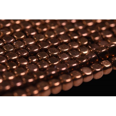 Намистини з гематиту Copper 3*3*3 мм 