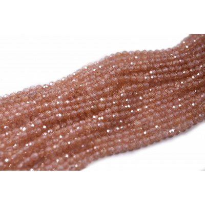 Намистини з циркону, Beige/3 мм 